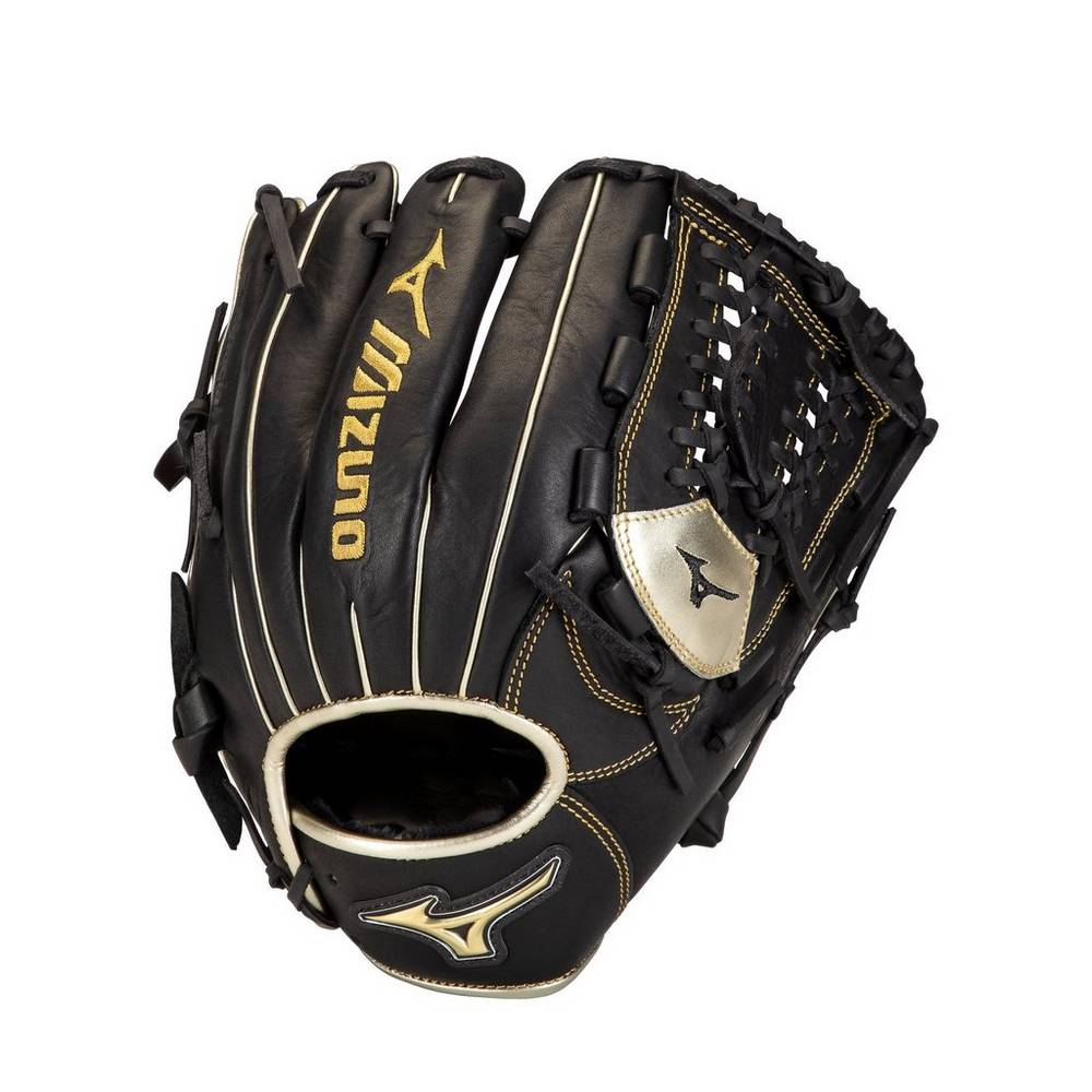 Mizuno Men's MVP Prime SE Infield Baseball Glove 11.75" Black/Gold (312842-NHK)